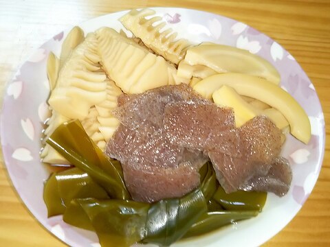 タケノコと昆布の煮もの